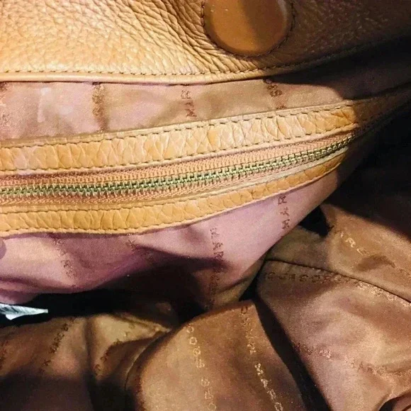 Marc by Marc Jacobs Brown/ Orange leather hobo bag - Picture 7 of 8